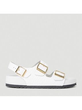 Birkenstock Milano Crocodile Effect EUC Size 38